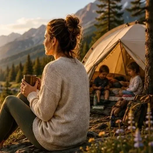 jacque trauma-informed coach mold recovery client sitting outdoors